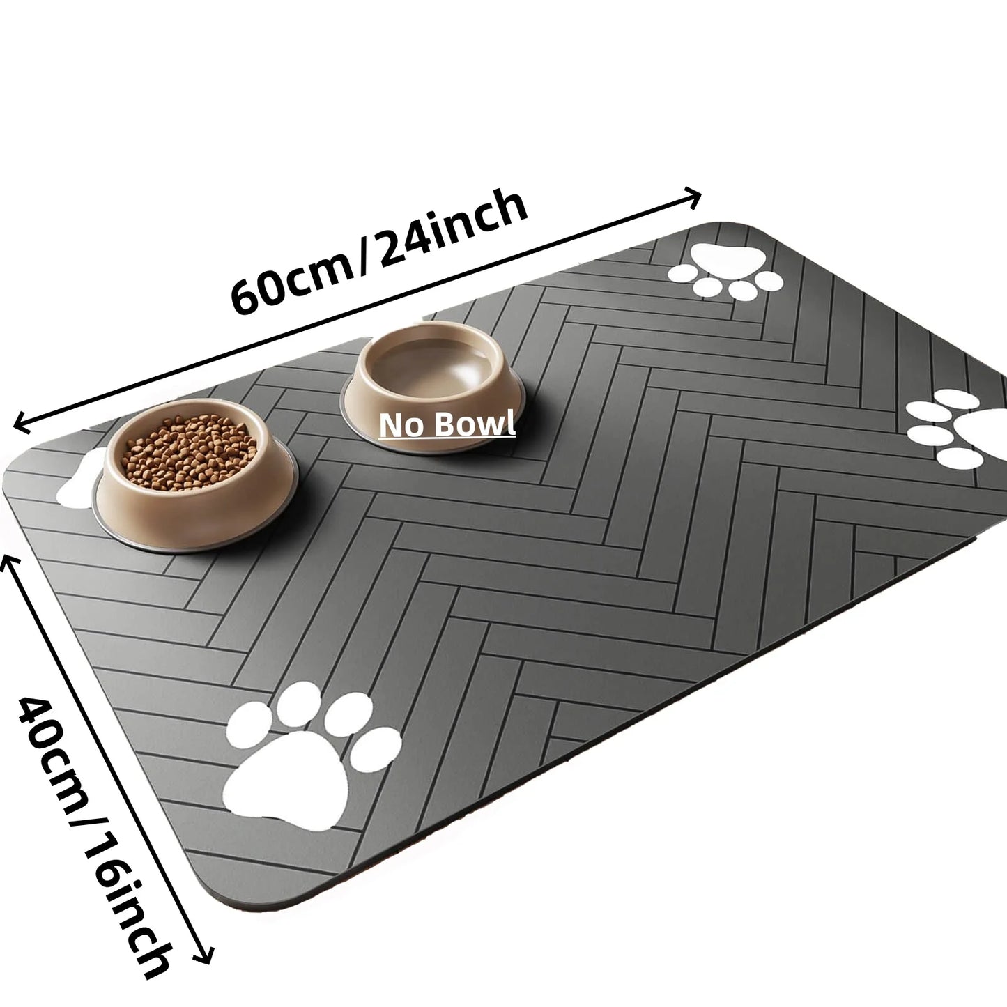 Waterproof & ultra-absorbent pet feeding mat – Keep mealtime clean & comfortable