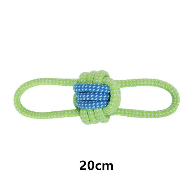 Durable cotton rope chew toy for dogs – Dental & interactive fun