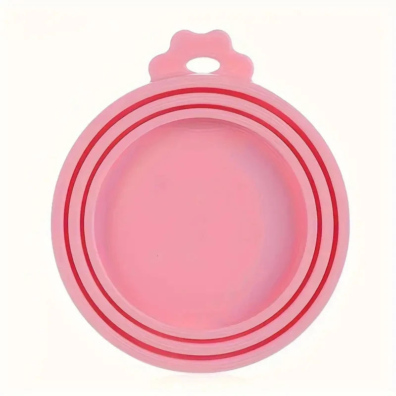 Eco-friendly silicone can topper for pet food storage