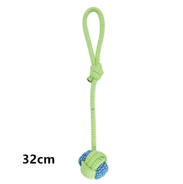 Durable cotton rope chew toy for dogs – Dental & interactive fun
