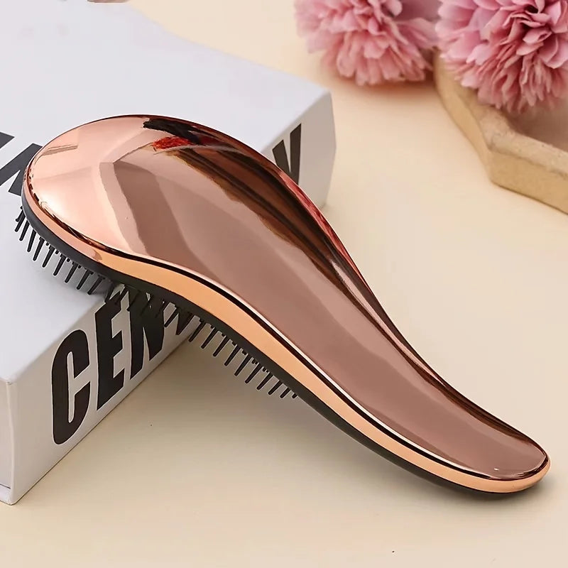 Pet grooming & deshedding brush – Premium hair removal comb for dogs