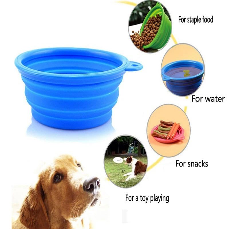 Compact travel bowl for pets – lightweight, portable & easy to clean