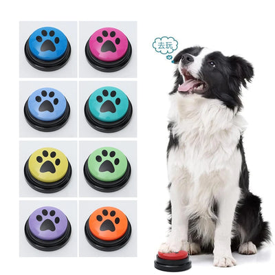 Recordable talking button for dogs – Fun & interactive pet communication toy