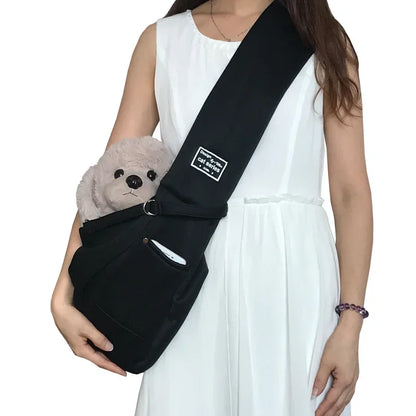 Fashionable pet sling carrier – comfortable & secure travel bag