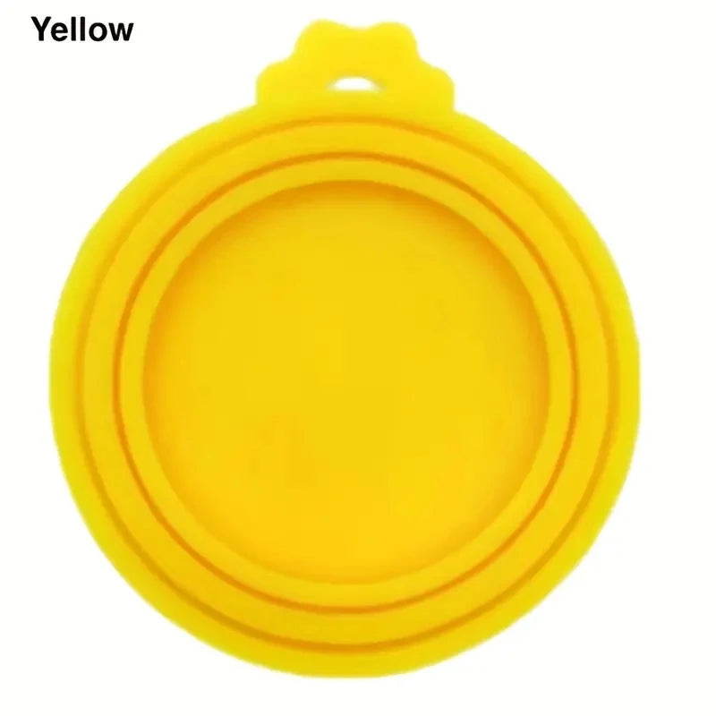 Eco-friendly silicone can topper for pet food storage