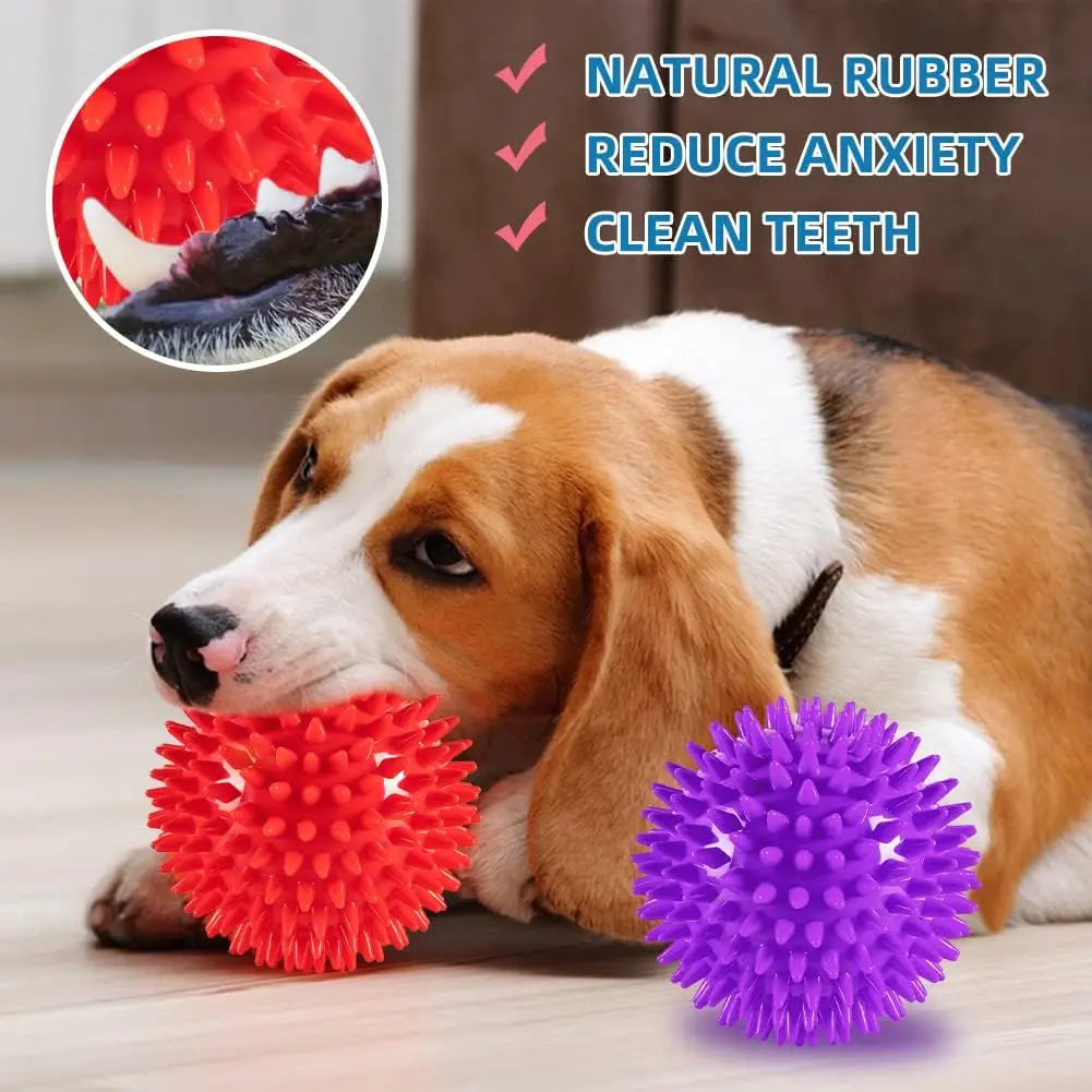 1/36pcs spiky squeaky ball toy – safe, durable, and tons of fun!