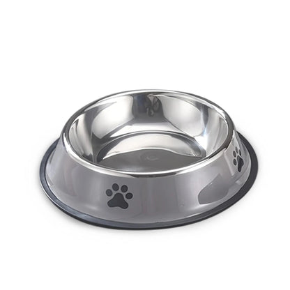 Premium pet feeding bowl – Stainless steel, non-slip & dishwasher safe