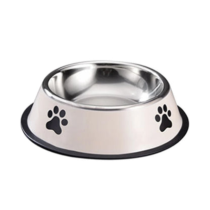 Premium pet feeding bowl – Stainless steel, non-slip & dishwasher safe