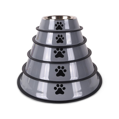 Premium pet feeding bowl – Stainless steel, non-slip & dishwasher safe