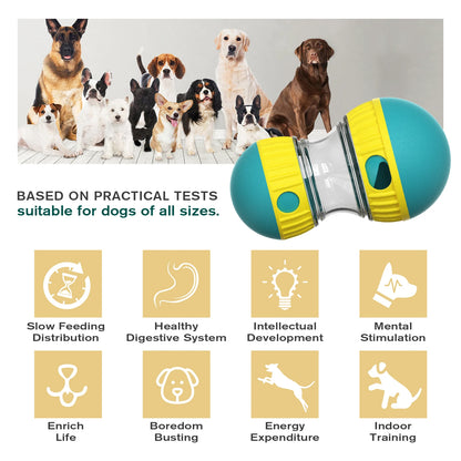 Slow feeder puzzle toy for dogs – mental stimulation ball