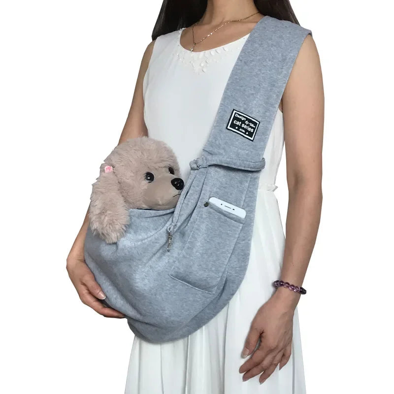 Fashionable pet sling carrier – comfortable & secure travel bag