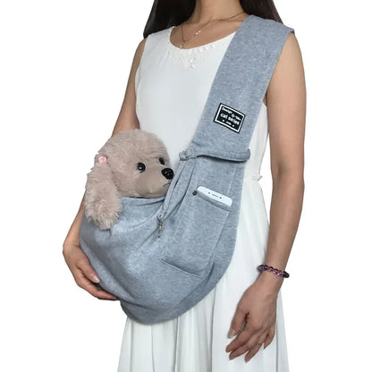 Fashionable pet sling carrier – comfortable & secure travel bag