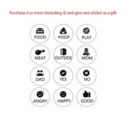 Recordable talking button for dogs – Fun & interactive pet communication toy