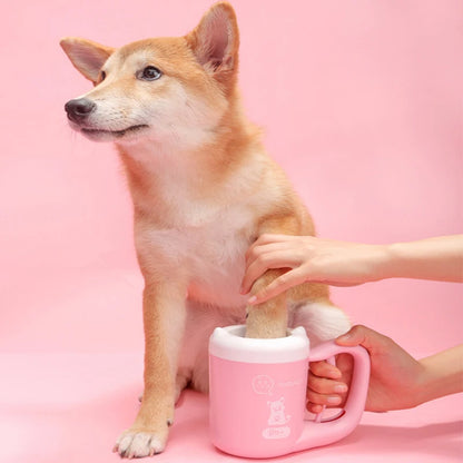 Portable pet paw cleaner cup – Quick & gentle paw washing On-the-Go!