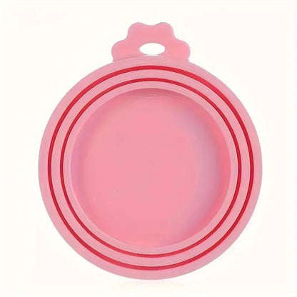 Eco-friendly silicone can topper for pet food storage