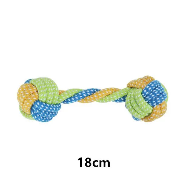 Durable cotton rope chew toy for dogs – Dental & interactive fun