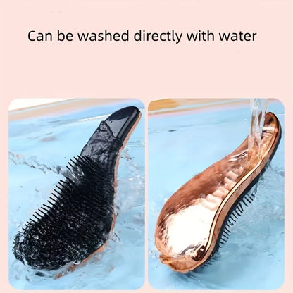 Pet grooming & deshedding brush – Premium hair removal comb for dogs