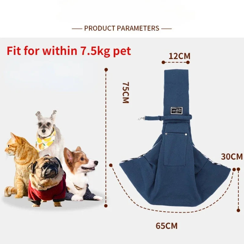 Fashionable pet sling carrier – comfortable & secure travel bag