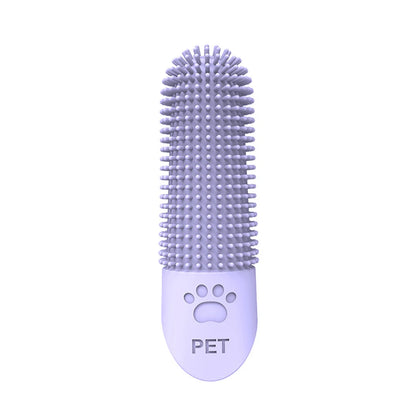 Soft silicone pet finger toothbrush – Gentle & effective oral care for dogs