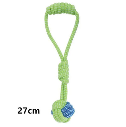Durable cotton rope chew toy for dogs – Dental & interactive fun