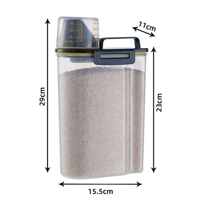 Smart kibble keeper / moisture-proof food storage for pets