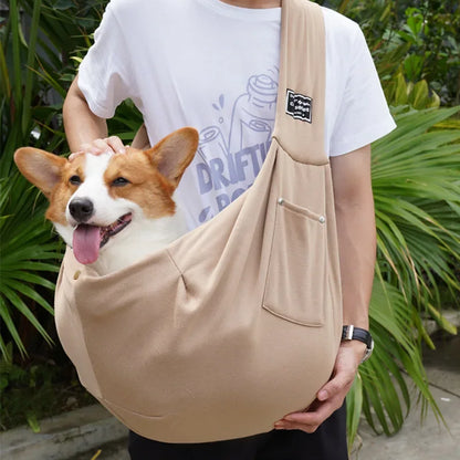 Fashionable pet sling carrier – comfortable & secure travel bag