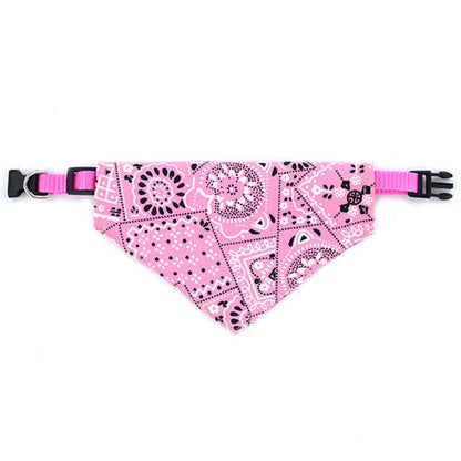 Stylish dog bandana collar – Adjustable scarf for small to large dogs