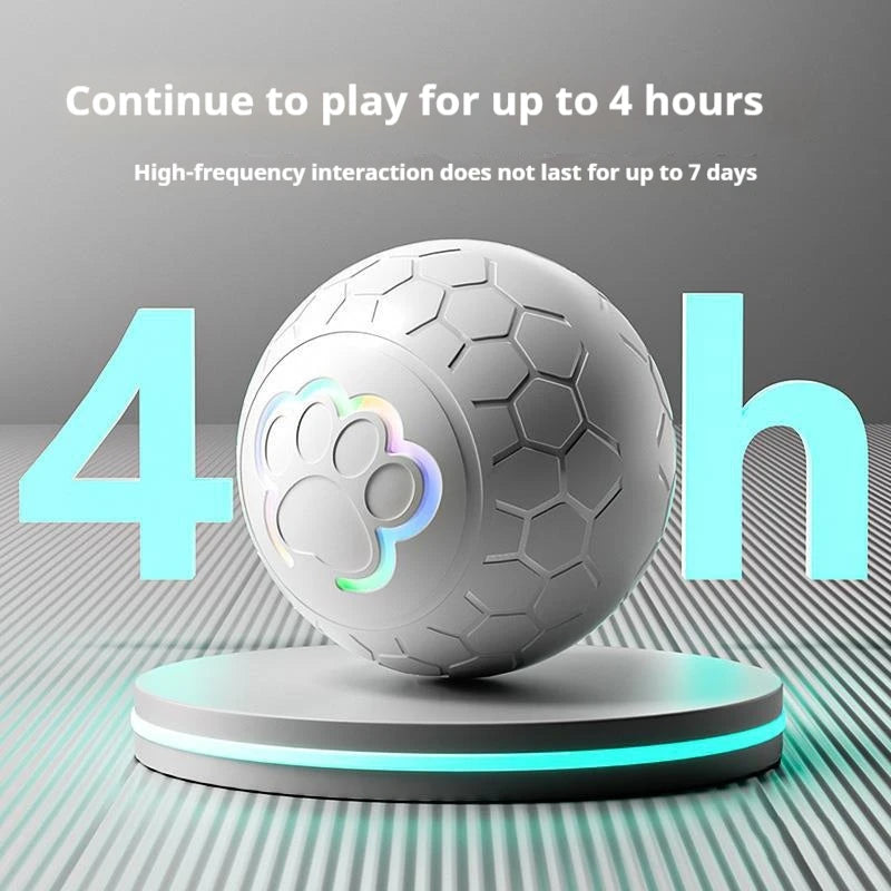 Smart interactive toy ball – keep your pet moving & happy !