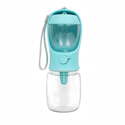 2-in-1 Portable Pet Water Bottle & Food Container – Travel Feeder for Dogs