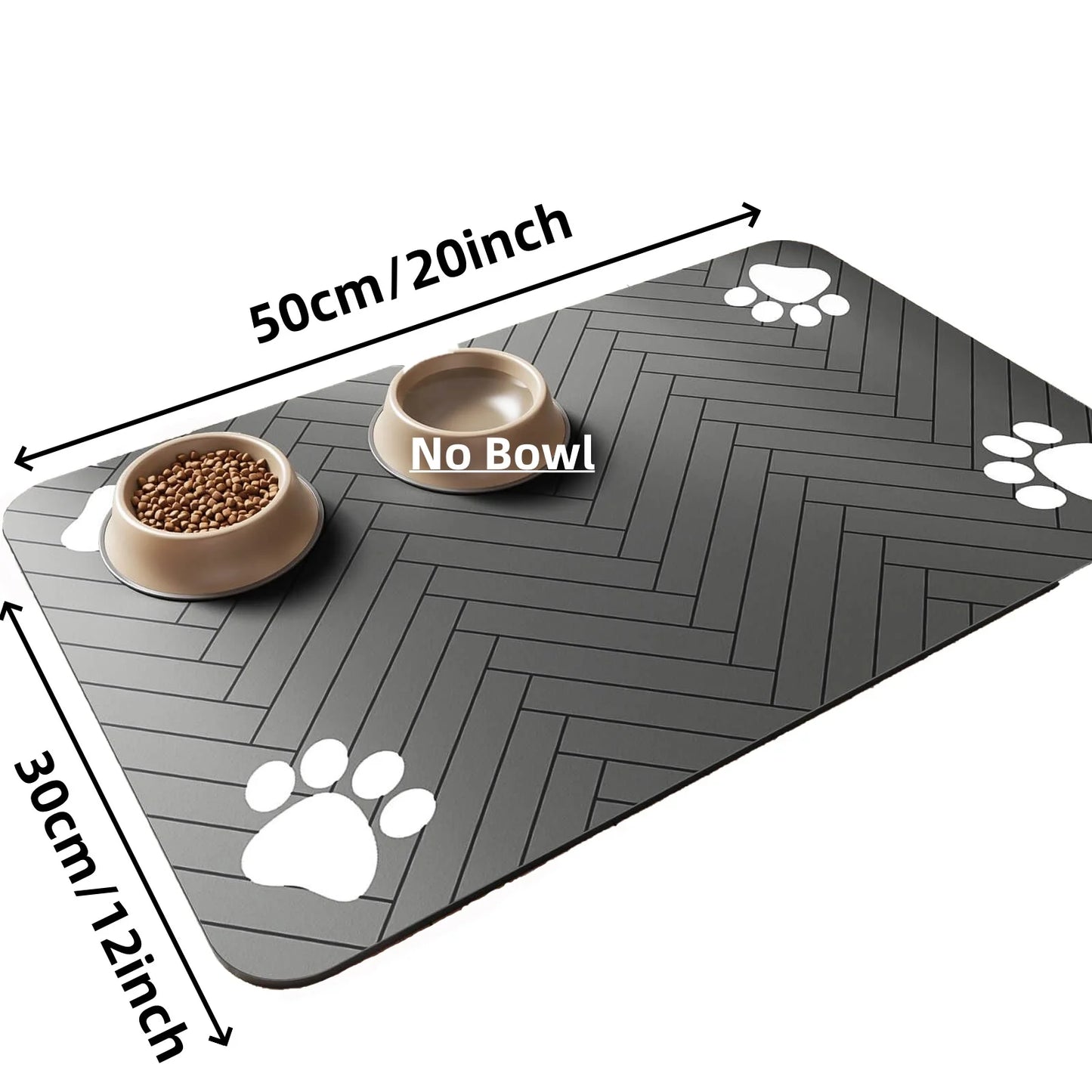 Waterproof & ultra-absorbent pet feeding mat – Keep mealtime clean & comfortable