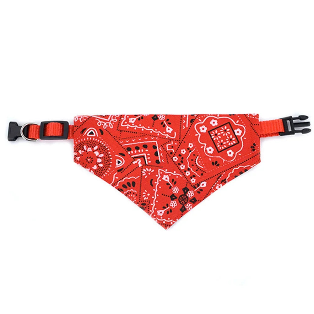 Stylish dog bandana collar – Adjustable scarf for small to large dogs