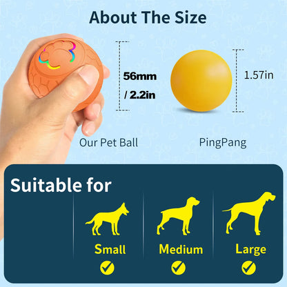 Smart interactive toy ball – keep your pet moving & happy !