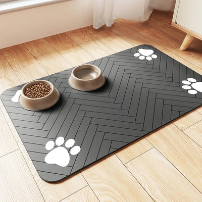 Waterproof & ultra-absorbent pet feeding mat – Keep mealtime clean & comfortable