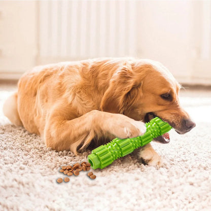 Ultra-durable chew toy for dogs – Treat dispensing & teeth cleaning rubber toy