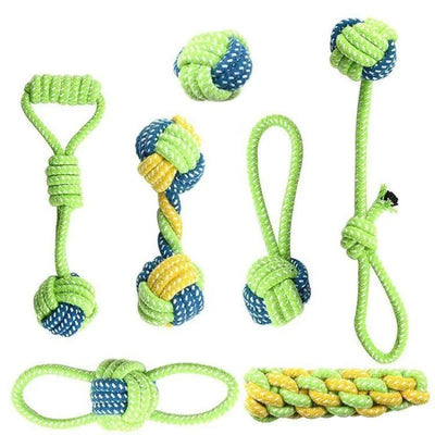 Durable cotton rope chew toy for dogs – Dental & interactive fun