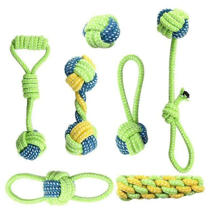 Durable cotton rope chew toy for dogs – Dental & interactive fun