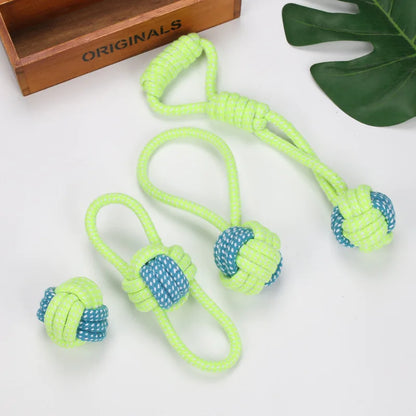 Durable cotton rope chew toy for dogs – Dental & interactive fun