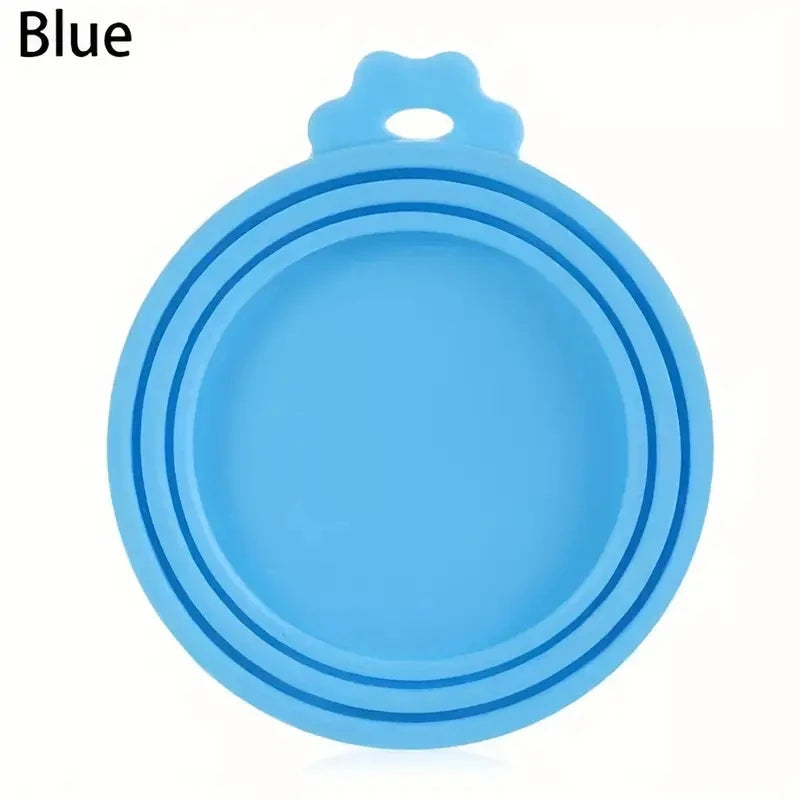 Eco-friendly silicone can topper for pet food storage