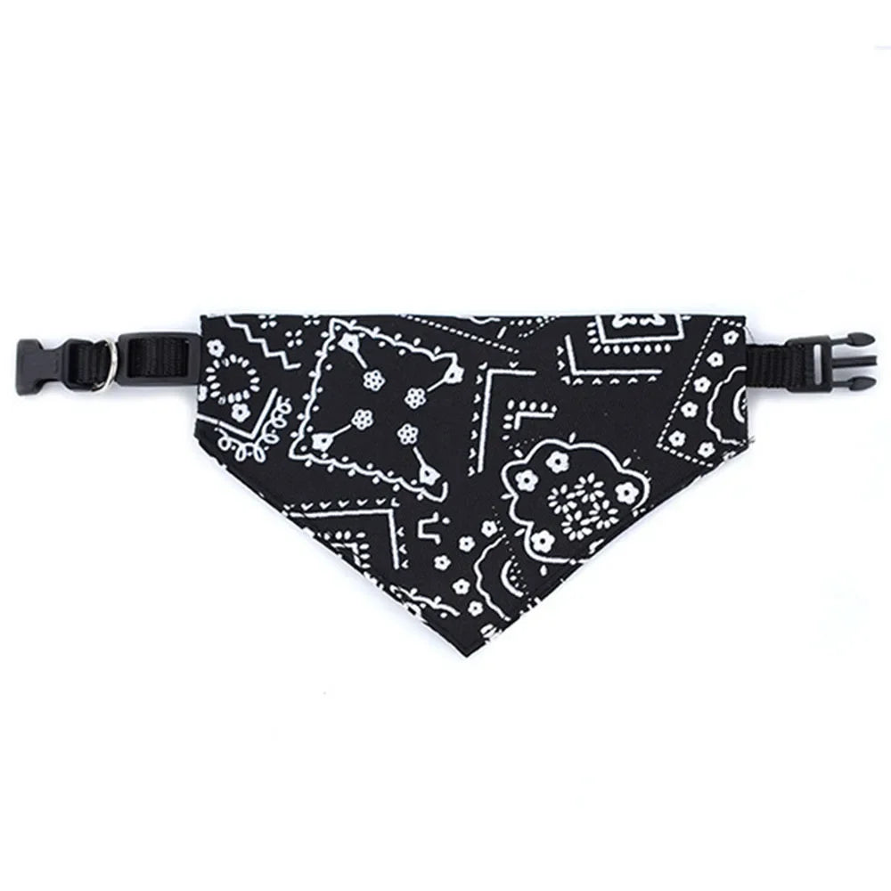 Stylish dog bandana collar – Adjustable scarf for small to large dogs