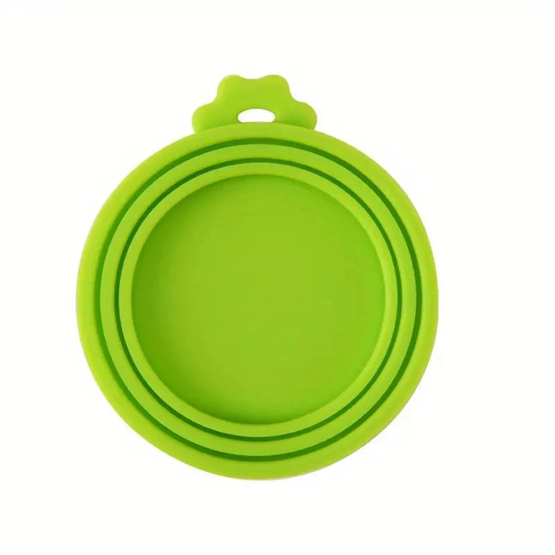 Eco-friendly silicone can topper for pet food storage
