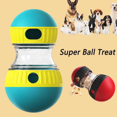 Slow feeder puzzle toy for dogs – mental stimulation ball