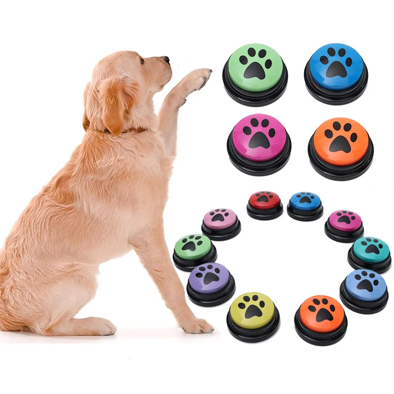 Recordable talking button for dogs – Fun & interactive pet communication toy