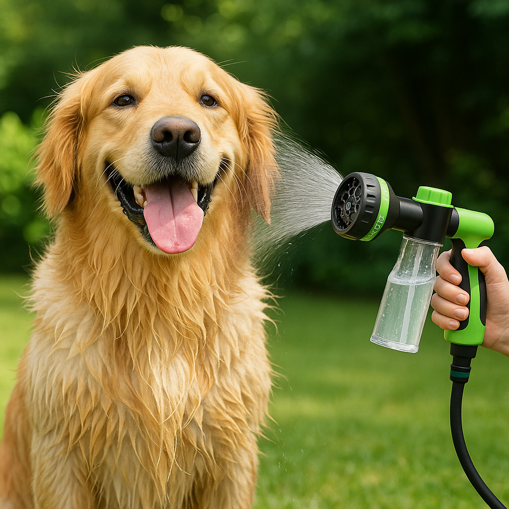 2-in-1 Dog massage & bath brush